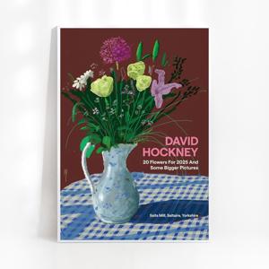 데이비드 호크니 Jug with Flowers 49.4 x 70.7 cm