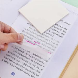 2size PET 투명 메모지 떡메모지 오답노트 필기 메모장 스티커 메모 스티키노트