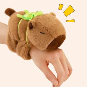 꼬리움직이는 카피바라 인형 팔찌 손목밴드 팔찌 스트랩 커튼 걸이