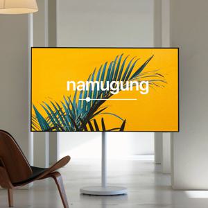 55인치 티비거치대 50인치 43인치 이젤형 이동식 무타공 TV 스탠드 삼성 LG 호환