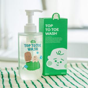 탑투토워시 500ml 아기 약산성 올인원 바디워시 바스앤샴푸