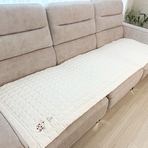 광목 순면 쇼파패드 국내생산 돌 깔개 소파 누님 매트 깔개 3인용