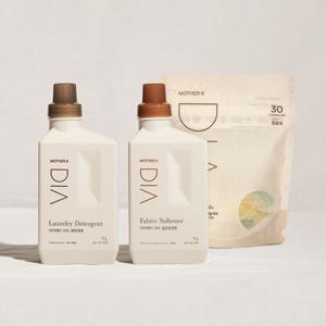 디아 아기세탁 올인원 세트 (세탁세제 1L+섬유유연제1L+캡슐세제)