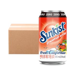 썬키스트 제로 자몽 소다 355ml *24캔