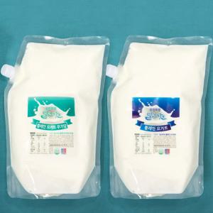 플레인 요구르트 (무가당/가당) 2000ml*2팩