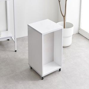 LPM마감 바퀴있는 오픈 수납장겸 사각의자 (300 3색)