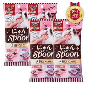 긴노스푼 냥스푼 참치&가다랑어 4P x 4팩