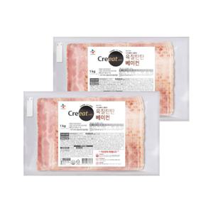 크레잇 육질탄탄 베이컨 1kg*2개