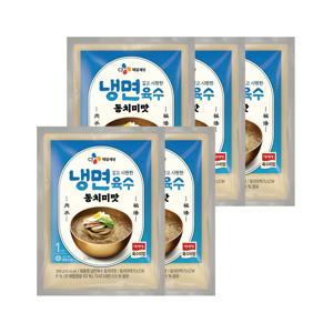 CJ 냉면육수 동치미맛(냉동) 300g*5개