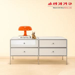 리브 젠닉 미드센츄리 모듈가구 1200 2단 거실장 3colors