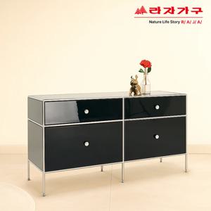 리브 젠닉 미드센츄리 모듈가구 1200 2단 높은 거실장 9colors