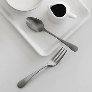 블랑 빈티지 무광 2인 디저트 커트러리 세트 4P (디저트스푼2+디저트포크2)