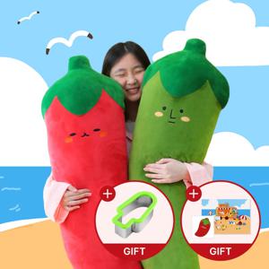 사은품 증정 / 과일야채 바디필로우 대형인형 롱쿠션 고추/오징어/바나나/수박 (12종)