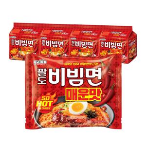 팔도비빔면 매운맛 20개입 (5개입번들*4개)