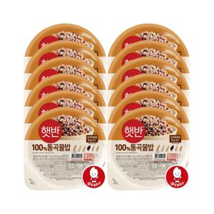 햇반 솥반 통곡물밥 130g x12개