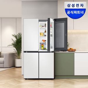 비스포크 냉장고 RM70F90M2A 코타화이트 4도어 푸드쇼케이스