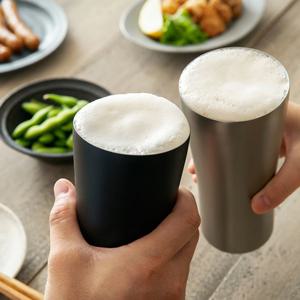 이중 스텐컵 맥주잔 물컵 캠핑컵 비어 콜드컵 ATD-42 420ml