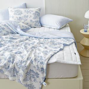 여름 아이스 냉감 누빔 이불 배게 침구 세트