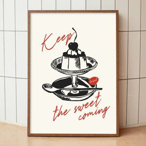 2+1 커피 일러스트 그림 카페 인테리어 포스터 - Sweet Keeps