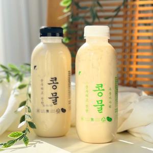 국산콩 갈아만든 진한 콩물 콩국 서리태 우뭇가사리 두유