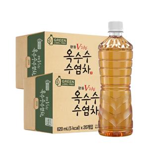 광동 V라인 옥수수수염차 무라벨 620ml*40입 Z