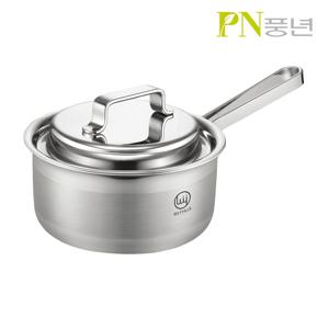 위더스 리네IH 16cm 편수냄비/ 통3중 스테인레스 인덕션 겸용