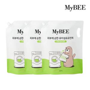 순한 유아유연제 리필(2100ml)x3개_프레쉬올리브향