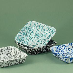 D122_마블 스몰 스퀘어트레이_4color (12cm)