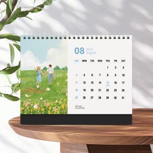 2024년 종이비행 B 탁상 아트 캘린더 달력