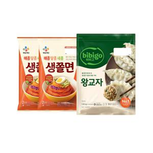 CJ 생쫄면 2인분(454g) x2개+비비고 왕교자 1.05kg x1개