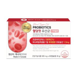 프로바이오틱스 혈당컷 유산균 60캡슐