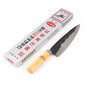 고급 남원 박씨대장간 무쇠 레일칼 ( 주방 식도 전통 수제 부엌칼 대장간칼 재래 무쇠칼 )