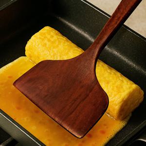 카멜 장미목 나무 계란말이 와이드 뒤집개 원목 닭갈비주걱