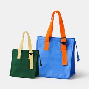 컬러풀 쿨러백 보온보냉백 피크닉 도시락 은박 가방 3color