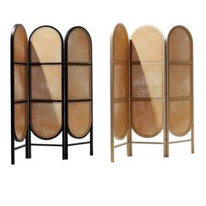 [해외] 셀프 아치 가벽 라탄 이동식 파티션