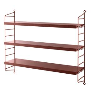 국내발송 - String Pocket 스트링 포켓 선반 burgundy/burgundy