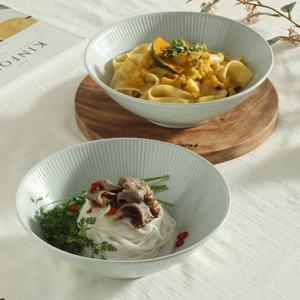 청아 도자기 넓은면기 1+1 (총2P)