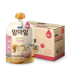맘마밀 안심이유식 12개월 가리비와 두부 100g*10팩