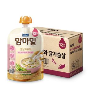 맘마밀 안심이유식 12개월 아스파라거스와 닭가슴살 100g*10팩