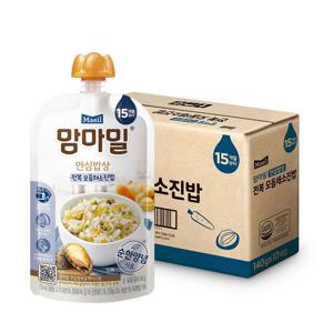맘마밀 안심밥상 전복 모듬채소진밥 140g*10팩