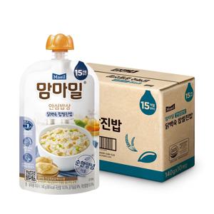 맘마밀 안심밥상 닭백숙 찹쌀진밥 140g*10팩