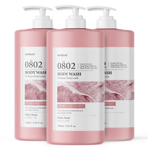 1+1+1 퍼퓸 대용량 바디워시 1000ml 약산성 남자 여자 향좋은 바디클렌져 샤워젤