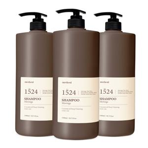1+1+1 코코넛오일 딥클렌징 대용량 샴푸 1500ml 약산성 퍼퓸 두피 미용실 향기좋은