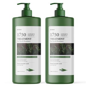 1+1 티트리 로즈마리 트리트먼트 1500ml 대용량 퍼퓸 린스 컨디셔너 헤어팩 단백질