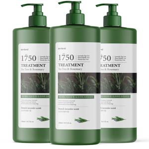 1+1+1 티트리 로즈마리 트리트먼트 1500ml 대용량 퍼퓸 린스 컨디셔너 헤어팩 단백질
