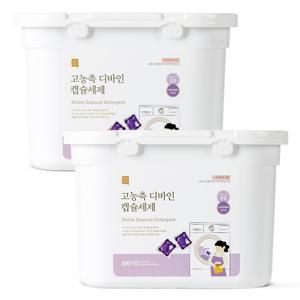1+1 고농축 디바인 캡슐세제 100개입 세탁세제 중성 일반 드럼 겸용 대용량