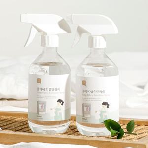 1+1 클리어 섬유탈취제 500ml 2종향 섬유향수 드레스퍼퓸 룸스프레이 옷 이불 냄새