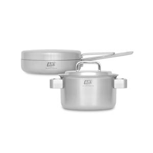 316Ti 통5중 프로 2종세트(와이드팬 22cm+양수16cm)