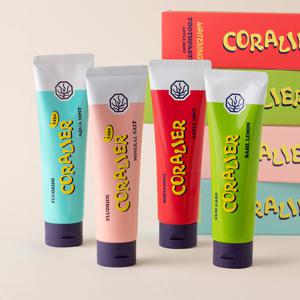 코랄리에 고불소 미백 잇몸 치약 90g 4종, 3개