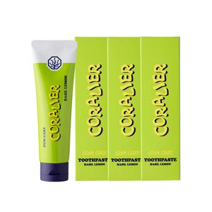 코랄리에 고불소 미백 잇몸 치약 대용량 180g 4종, 3개